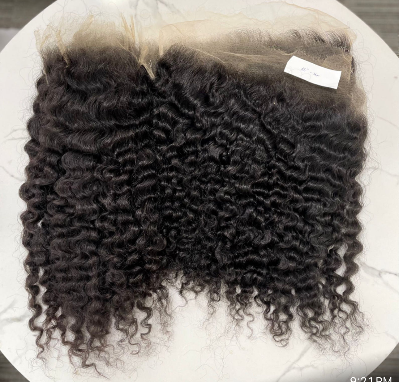 LHS Burma Goddess Curl Lace Frontal