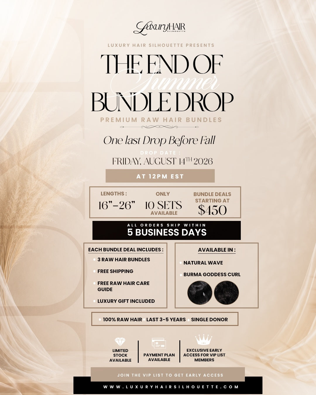 THE END SUMMER BUNDLE DROP