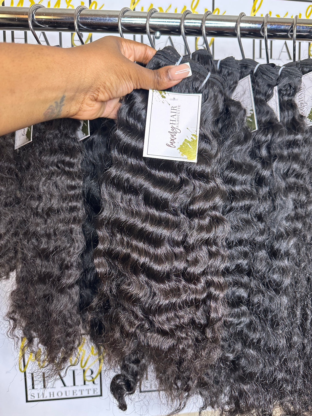 The perfect combination of long lengths in raw Cambodian Curly bundles, closures, and frontal at an unbeatable wholesale package deal price!