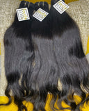 Why pay more? Pay Less on our LHS Cambodian Cashmere Natural Straight texture!    Includes 3 Bundles of our LHS Cashmere Natural Straight