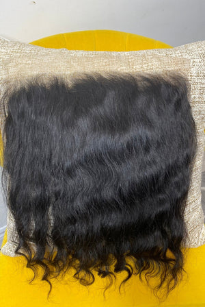Our 100% Cambodian Luxe Natural Wave 6 X 13 Frontal is great for clients who are looking for a seamless, undetectable, natural-looking finish. Our Frontals are made using a technique that makes the hairline look like it is growing naturally from your own scalp. Frontal Closures are available in length 14", 16", 18" & 20" with a 6-inch by 13-inch lace base. Note: Frontal knots do not come bleached.