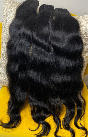If you looking for hair that is low maintenance and will blend seamlessly with your own hair🙌🏾 This texture is for you💕​​​​​​​​​  Some of the benefits of investing in this texture:  * It’s our wake-up-and-go texture  * Ships out Freshly Co-washed 💦 * Holds curls for over 48 hours  * Can be coloured to 613 * With proper care, we have seen our hair last a minimum of 4-5 years and longer!