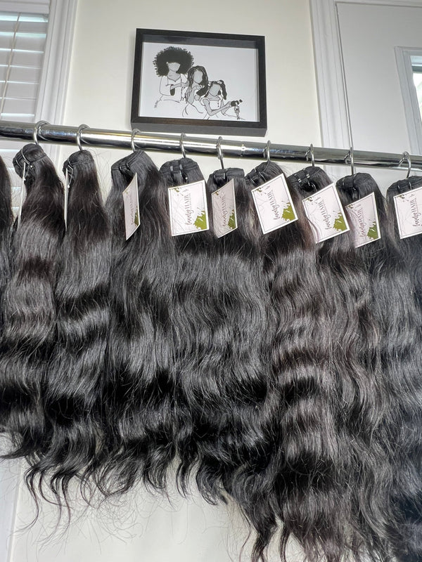 The perfect combination of long lengths in raw Cambodian Wavy bundles, closures, and frontal at an unbeatable wholesale package deal price!